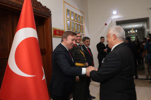 Erzincan Valiliği’nde Tebrikat Kabul Töreni düzenledi.