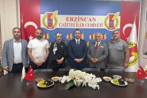 İletişim Başkanlığı Erzincan Bölge Müdürü Mert Ödeş'ten EGC'ye 24 Temmuz Ziyareti