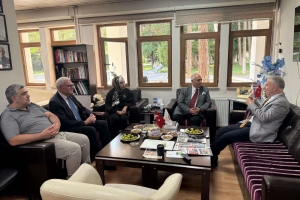 EBYÜ Rektörü Prof. Dr. Akın Levent'ten EGC'ye 24 Temmuz Ziyareti