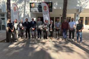 EBYÜ Rektörü Prof. Dr. Akın Levent'ten EGC'ye 24 Temmuz Ziyareti