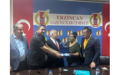 TİMBİR’den Erzincan Gazeteciler Cemiyetine ziyaret