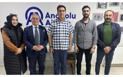 EGC Yönetiminden Anadolu Ajansı Temsilcilerine Ziyaret