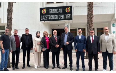 Anahtar Partisi’nden Erzincan Gazeteciler Cemiyeti’ne Hayırlı Olsun Ziyareti