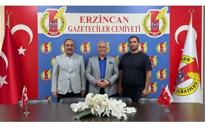 ASKF Yönetiminden Erzincan Gazeteciler Cemiyeti’ne Teşekkür Ziyareti