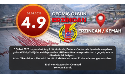 Gerçmiş Olsun Erzincan