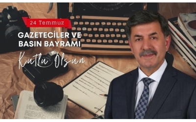 Başkan Aksun’dan 24 Temmuz Gazeteciler ve Basın Bayramı Mesajı