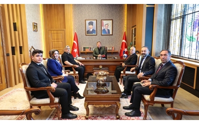 Erzincan Gazeteciler Cemiyeti'nden Vali Aydoğdu’ya Ziyaret