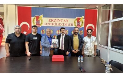 İletişim Başkanlığı Erzincan Bölge Müdürü Metehan Akkaya’dan Erzincan Gazeteciler Cemiyetine Ziyaret