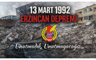 EGC'den 13 Mart 1992 Erzincan Depremi Anma Mesajı