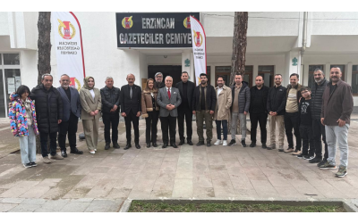 Erzincan Gazeteciler Cemiyeti’nde Bayramlaşma Programı Düzenlendi