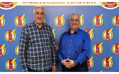 Orhan Birdal’dan Erzincan Gazeteciler Cemiyeti’ne Ziyaret