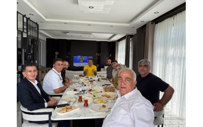  EGC Yönetiminden Sarıgül’e İadeyi Ziyaret'te hoş sohbet