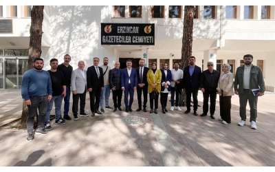 AK Parti'den Erzincan Gazeteciler Cemiyeti’ne Hayırlı Olsun Ziyareti