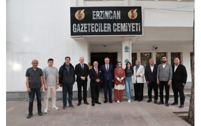 Rektör Akın Levent’ten Gazeteciler Cemiyeti’ne "Hayırlı Olsun" Ziyareti