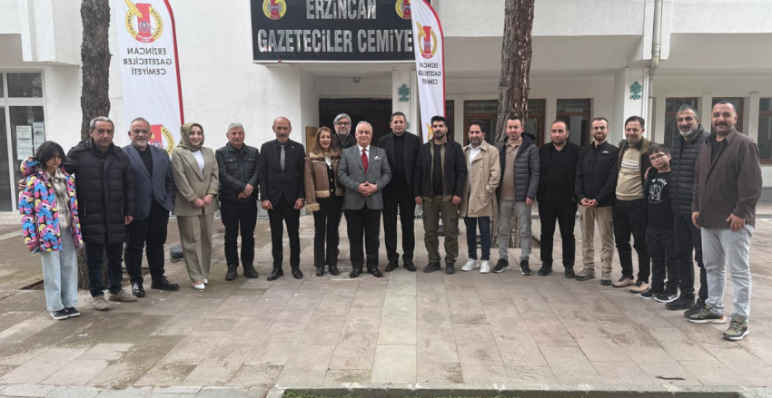 Erzincan Gazeteciler Cemiyeti’nde Bayramlaşma Programı Düzenlendi