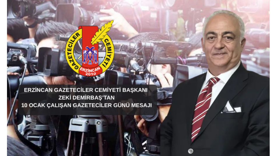 EGC Başkanı Demirbaş'tan, 10 Ocak Çalışan Gazeteciler Günü Mesajı