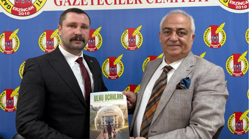 Ülkü Ocakları’ndan Erzincan Gazeteciler Cemiyeti’ne Ziyaret