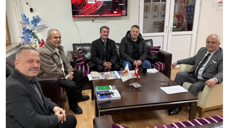 BTP Heyetinden Erzincan Gazeteciler Cemiyeti’ne Ziyaret