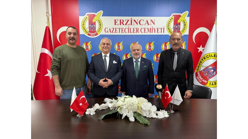  Hüsamettin Bakan, 10 Ocak Çalışan Gazeteciler Günü dolayısıyla EGC'yi ziyaret etti.