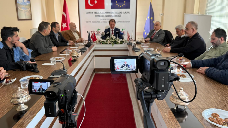 TKDK Erzincan İl Koordinatörü Metin Bektaş Basınla Buluştu