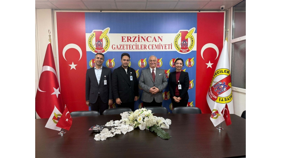 LÖSEV’den Erzincan Gazeteciler Cemiyeti’ne Ziyaret