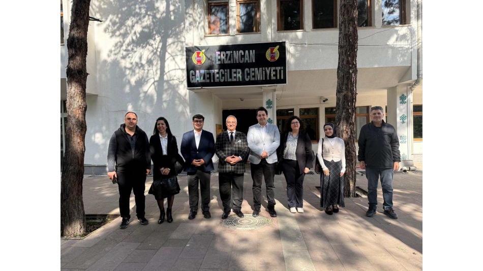 KUDAKA Heyetinden Erzincan Gazeteciler Cemiyeti’ne Ziyaret
